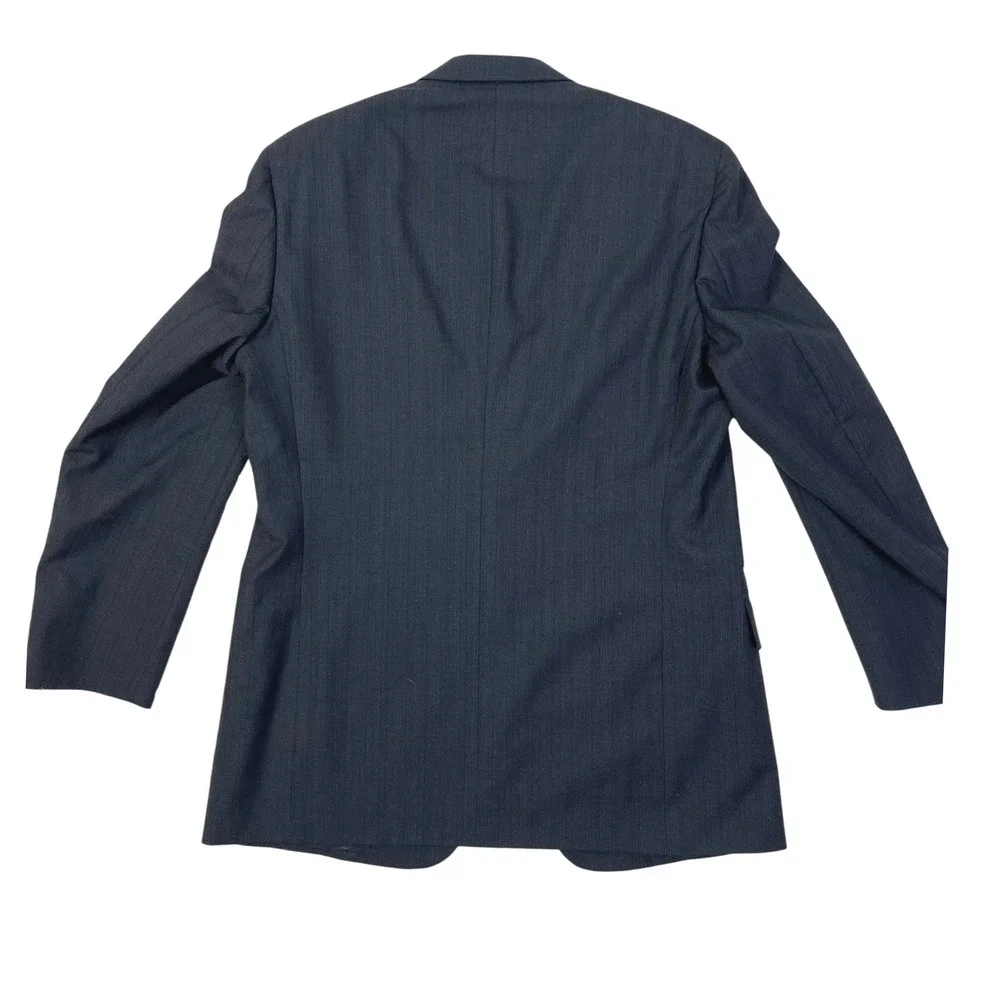 Christian Dior Monsieur Blazer‎ Two Button Classic Pinstripe Suit Jacket 42 L